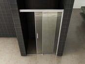 Wiesbaden Puerta Douchedeur 90cm Schuifdeur Softclose 8mm helder glas met Nano-coating Wiesbaden Puerta Douchedeur 90cm Schuifdeur Softclose 8mm helder glas met Nano-coating