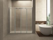 Wiesbaden Slide Douchedeur 180cm Chroom Schuifdeur 8mm helder glas met Nano-coating Wiesbaden Slide Douchedeur 180cm Chroom Schuifdeur 8mm helder glas met Nano-coating