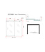 Wiesbaden Slide Douchedeur 170cm Chroom Schuifdeur 8mm Helder Glas nano-coating