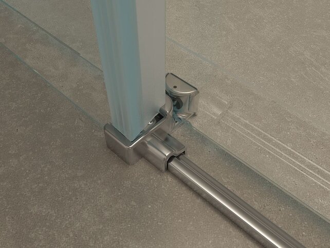 Wiesbaden Slide Douchedeur 160cm Chroom Schuifdeur 8mm Helder Glas nano-coating Wiesbaden Slide Douchedeur 160cm Chroom Schuifdeur 8mm Helder Glas nano-coating