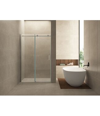 Wiesbaden Wiesbaden Slide Douchedeur 140cm Chroom Schuifdeur