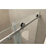 Wiesbaden Wiesbaden Slide Douchedeur 120cm Chroom Schuifdeur 8mm Helder Glas nano-coating