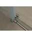 Wiesbaden Slide Douchedeur 110cm Chroom Schuifdeur 8mm Helder Glas nano-coating