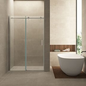 Wiesbaden Slide Douchedeur 110cm Chroom Schuifdeur