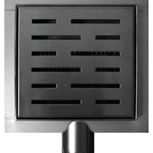 Doucheputje RVS 20x20cm Vloersifon met flens