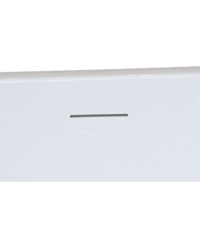 Wiesbaden Half vrijstaand bad Rechts Wit 180x80x60 cm Corner