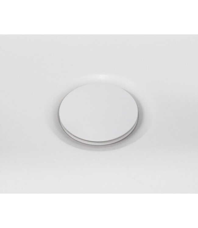 Wiesbaden Vrijstaand Bad Libero Ovaal Mat Wit 178x80x58 cm Acryl met Witte Waste