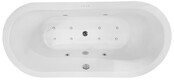 Vrijstaand Whirlpool Bad Libero Ovaal Wit 170x80x60 cm met 12-jets