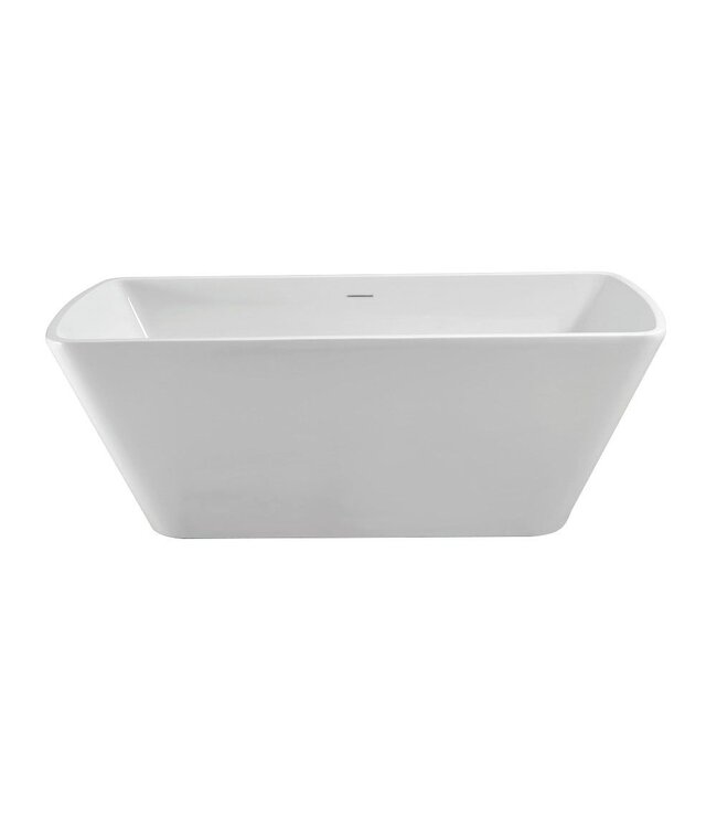 Vrijstaand bad Rechthoekig Larx 170x78x60 cm Wit Acryl met clickwaste
