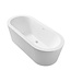 Vrijstaand Bad Bianco Ovaal Wit 178x80x58 cm Acryl met Witte Waste