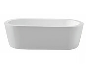 Vrijstaand Bad Bianco Ovaal Wit 178x80x58 cm Acryl met Witte Waste