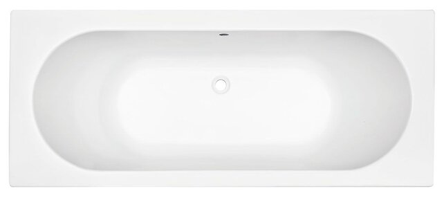 Wiesbaden Portus RD Inbouwbad Duo 170x70x43 cm glans wit