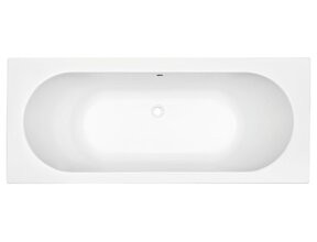 Wiesbaden Portus RD Inbouwbad Duo 180x80x49 cm glans wit