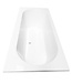 Wiesbaden Portus RD Inbouwbad Duo 190x90x49 cm glans wit