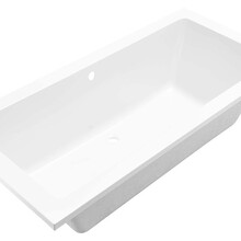 Wiesbaden Santino inbouwbad Duo 180x80x49 cm glans wit