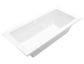 Wiesbaden Santino inbouwbad Duo 180x80x49 cm glans wit