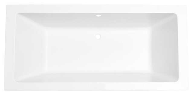 Wiesbaden Santino inbouwbad Duo 180x80x49 cm glans wit