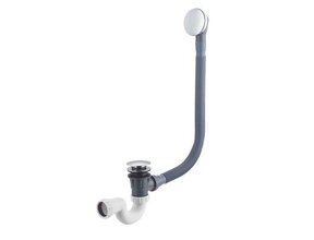 Badsifon Wiesbaden Badafvoer en overloopcombinatie met clickwaste chroom