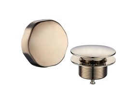 Wiesbaden Doblar Geborsteld Staal afbouwdeel badafvoer met overloop