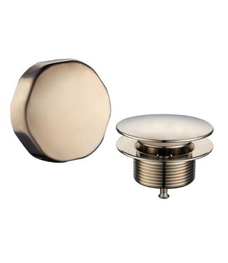 Wiesbaden Wiesbaden Doblar Geborsteld Staal afbouwdeel badafvoer met overloop