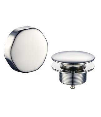 Wiesbaden Wiesbaden Doblar Chroom afbouwdeel badafvoer met overloop