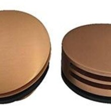 Wiesbaden Caral Geborsteld Koper afbouwdeel rond badafvoer met overloop en vulfunctie