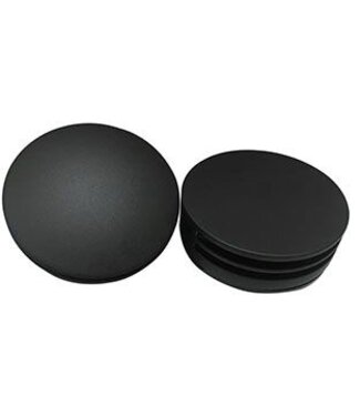 Wiesbaden Wiesbaden Caral Mat Zwart afbouwdeel rond badafvoer met overloop en vulfunctie