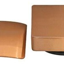 Wiesbaden Gemma Geborsteld koper afbouwdeel rond badafvoer met overloop en vulfunctie