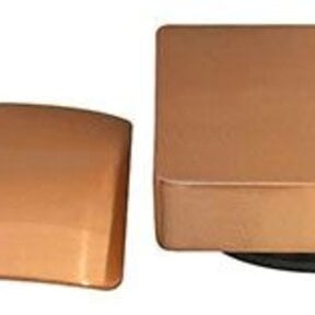 Wiesbaden Gemma Geborsteld koper afbouwdeel rond badafvoer met overloop en vulfunctie