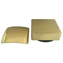 Wiesbaden Gemma Geborsteld Goud afbouwdeel rond badafvoer met overloop en vulfunctie