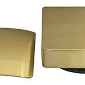 Wiesbaden Gemma Geborsteld Goud afbouwdeel rond badafvoer met overloop en vulfunctie