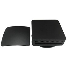 Wiesbaden Gemma Mat Zwart afbouwdeel rond badafvoer met overloop en vulfunctie