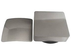 Wiesbaden Gemma Geborsteld Staal afbouwdeel rond badafvoer met overloop en vulfunctie