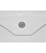Stereo Hangtoilet met bidet kraan Koud Randloos Glans Wit excl. wc-bril
