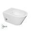 Wiesbaden Stereo Hangtoilet met bidet kraan Koud Randloos Glans Wit excl. wc-bril