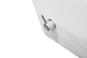 Stereo Hangtoilet met bidet kraan Warm/Koud Randloos Mat Wit excl. wc-bril Stereo Hangtoilet met bidet kraan Warm/Koud Randloos Mat Wit excl. wc-bril
