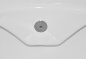 Stereo Hangtoilet met bidet kraan Warm/Koud Mat Zwart Randloos excl. wc-bril
