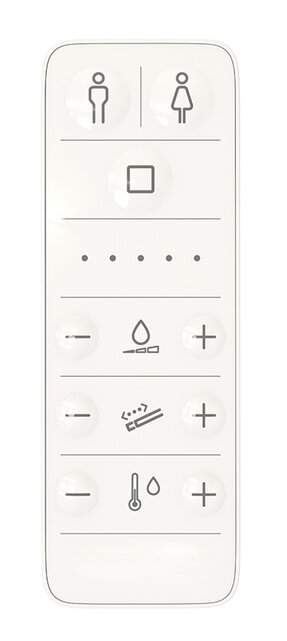 Vesta ECO Japans douche wc randloos met afstandsbediening wit