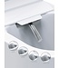 Wiesbaden Vesta Comfort Japans douche wc randloos met afstandsbediening wit