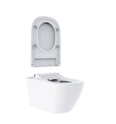 Wiesbaden Vesta Comfort Japans douche wc randloos met afstandsbediening wit Wiesbaden Vesta Comfort Japans douche wc randloos met afstandsbediening wit
