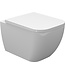 Sky Randloos Hangtoilet Verkort vierkant Wit incl. wc-bril