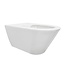 Stereo Randloos Hangtoilet Glans Wit incl. Wc-bril Flatline