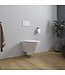 Stereo Randloos Hangtoilet Glans Wit incl. Wc-bril Flatline