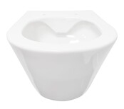 Stereo Randloos Hangtoilet Glans Wit incl. Wc-bril Vesta Stereo Randloos Hangtoilet Glans Wit incl. Wc-bril Vesta