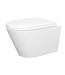 Stereo Randloos Hangtoilet Glans Wit incl. Wc-bril Vesta