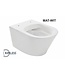 Wiesbaden Vesta randloos hangtoilet Mat wit excl Wc-bril