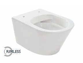 Wiesbaden Vesta randloos hangtoilet Glans Wit excl Wc-bril