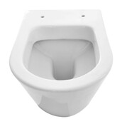 Wiesbaden Vesta Hangtoilet glans wit met toiletzitting softclose en quick release