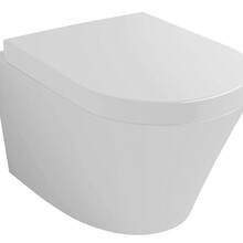 Wiesbaden Vesta Hangtoilet glans wit met toiletzitting softclose en quick release