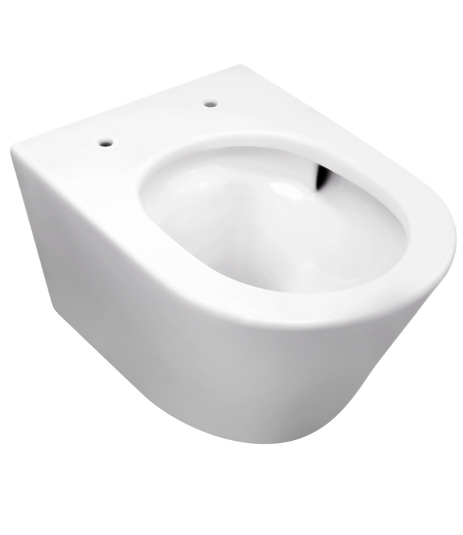 Wiesbaden Vesta Randloos Hangtoilet Tornado flush Glans Wit excl. wc-bril